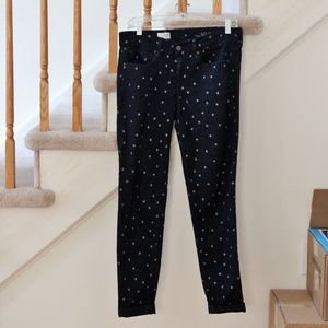 GAP Dark Blue Jegging with Polka Dots